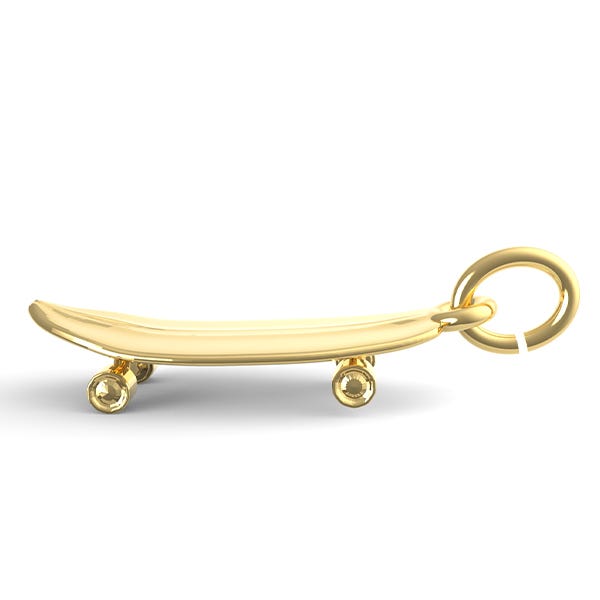 Skate Board Charm