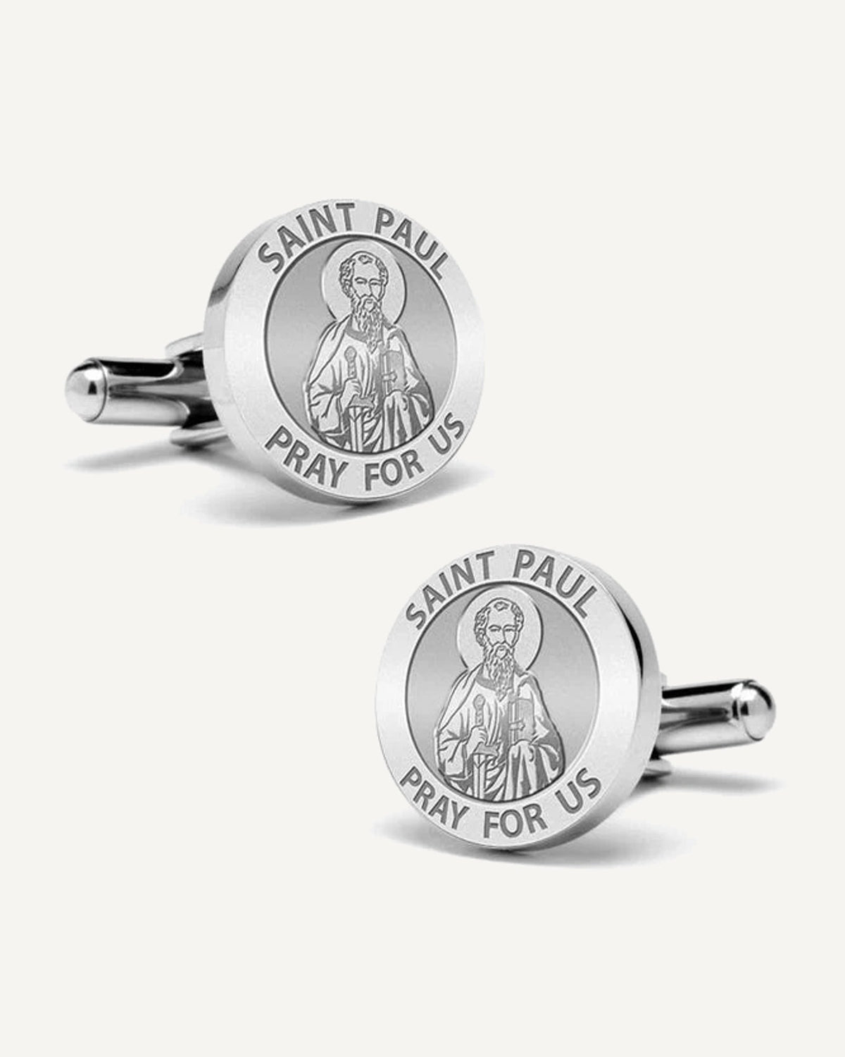 Saint Paul Stainless Steel Cufflinks