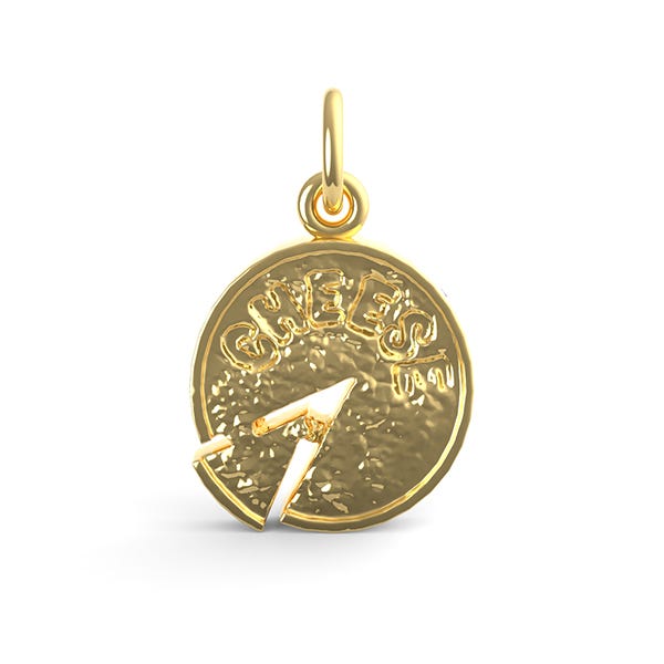 Cheese Wheel Charm(Style 2352)