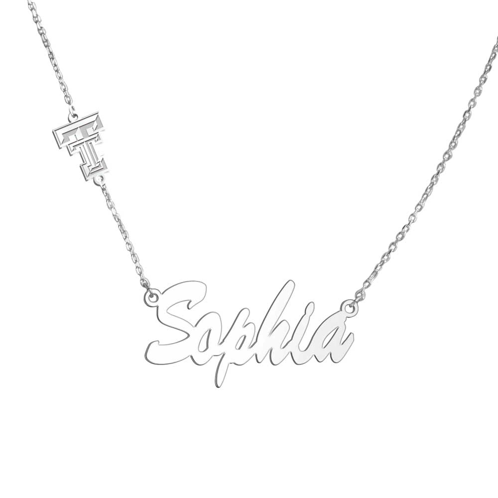 Texas Tech Custom Name Necklace