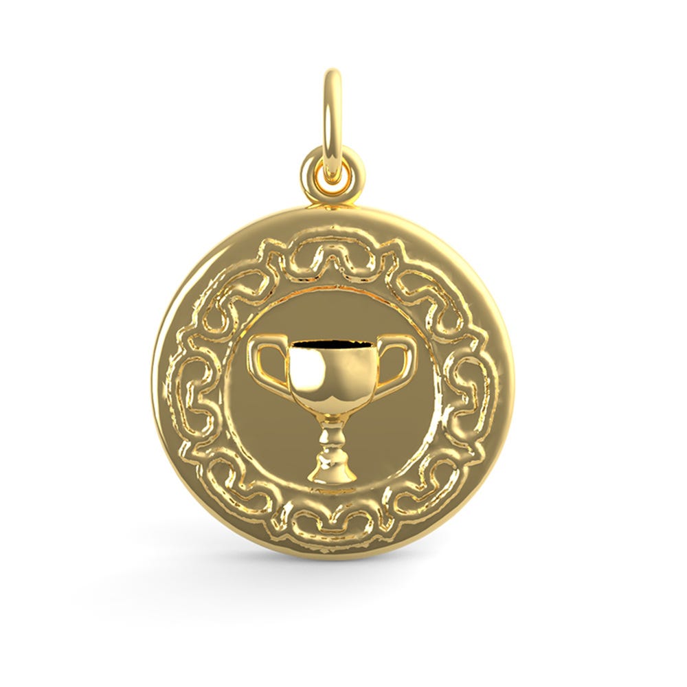 Trophy Disc Charm