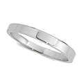 14k White Gold 2mm Flat Wedding Band