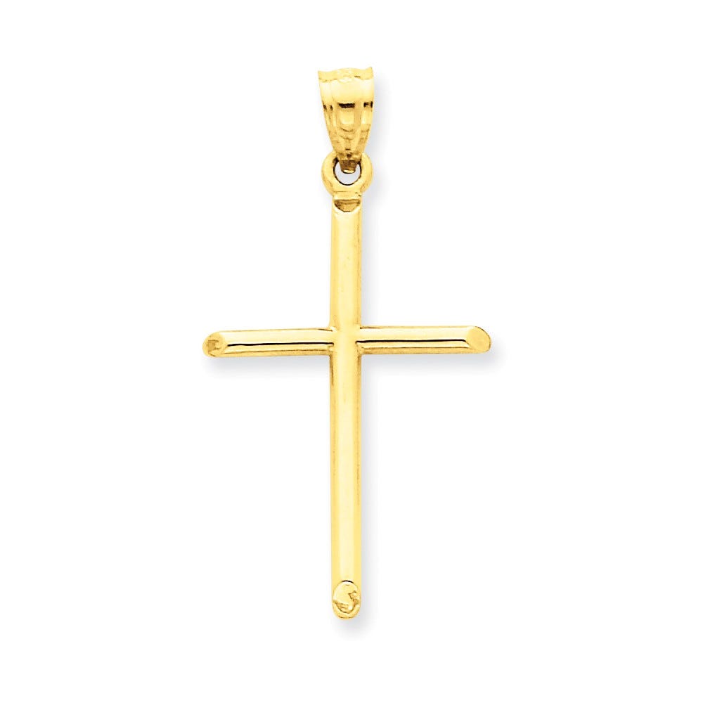 14k Polished Cross Pendant