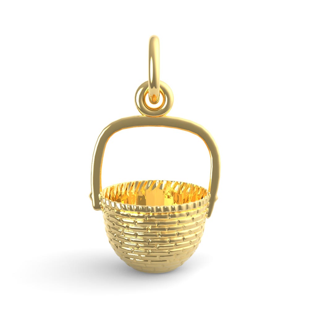 Nantucket Basket Charm(8285)