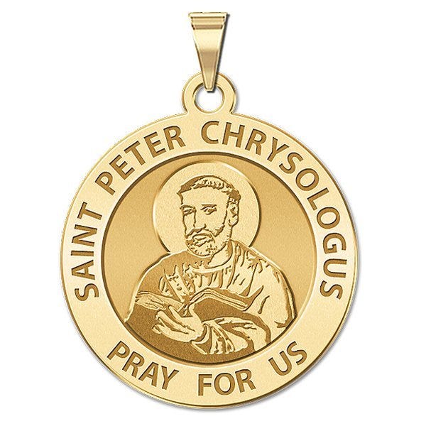 Saint Peter Chrysologus Religious Medal "EXCLUSIVE"