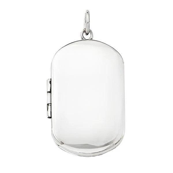 Build Your Own- 2-Picture Dog Tag Locket