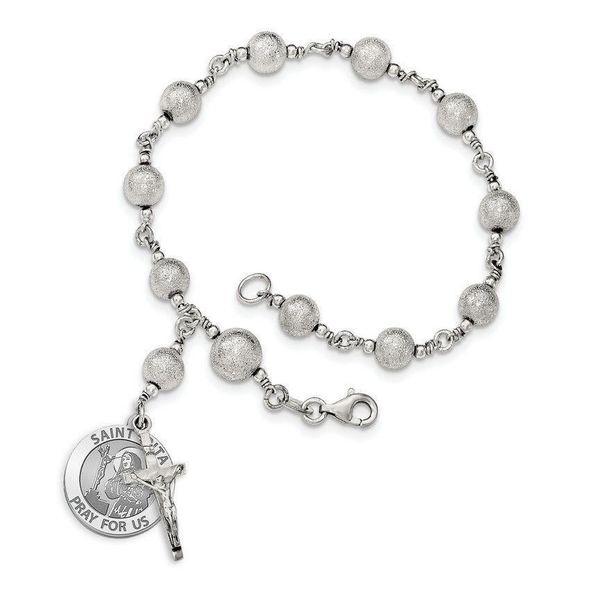 Saint Rita Rosary Bracelet "EXCLUSIVE"