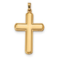 14k Polished Latin Cross Pendant
