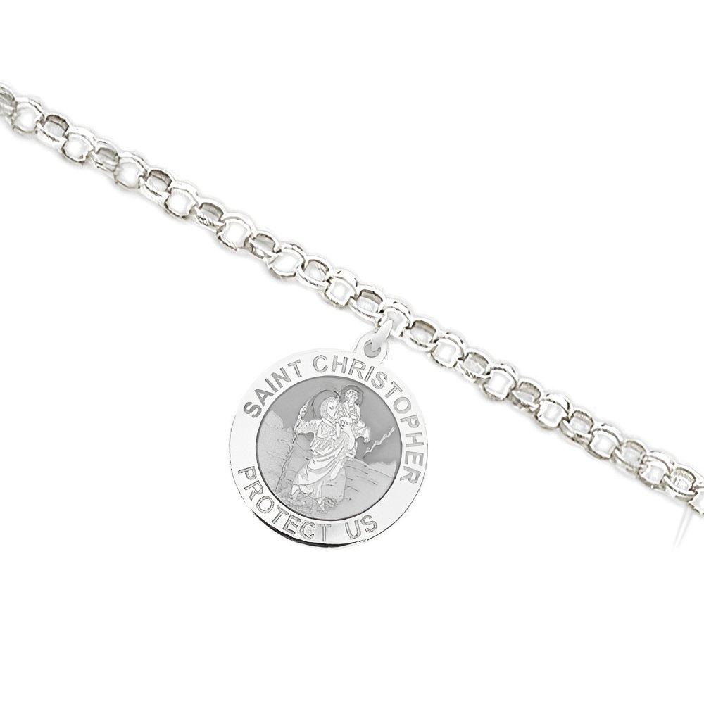 Saint Christopher Religious Anklet