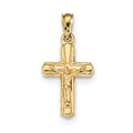 14k Reversible Crucifix /Cross Pendant
