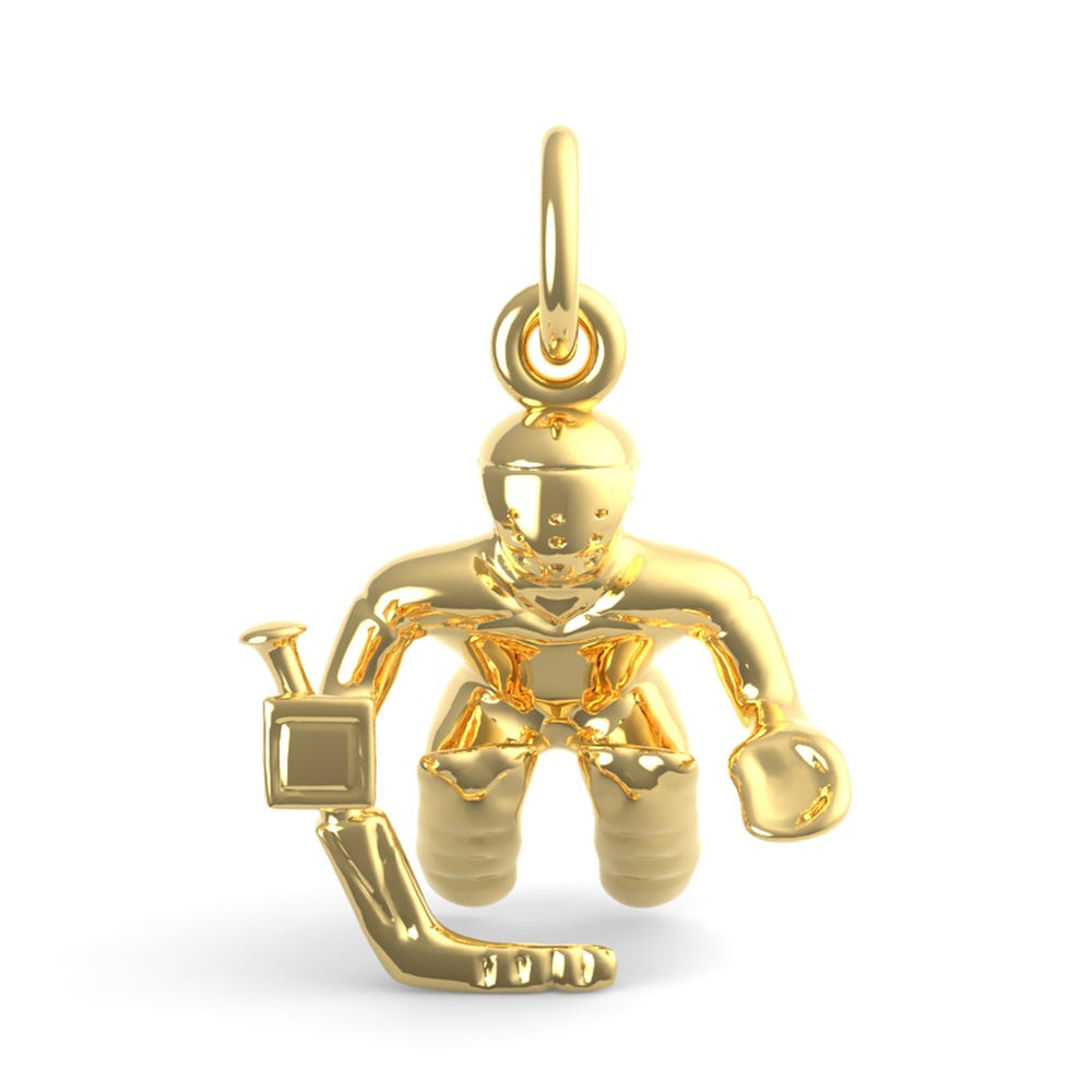 Hockey Goalie Charm