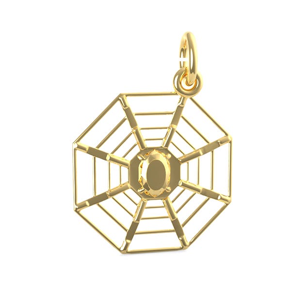 Spiderweb Charm