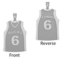 Basketball Jersey Pendant w/ Name & Number
