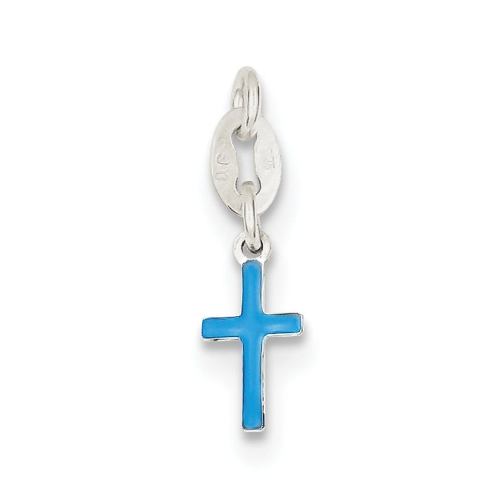 Sterling Silver Enameled Charm