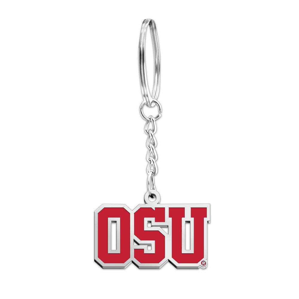 OSU Color Enamel Keychain