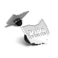 Ohio State University Ohio Outline Pin