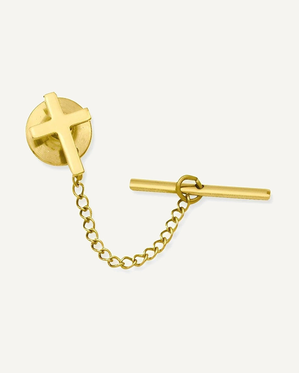 High Polished Cross Tie Tack
