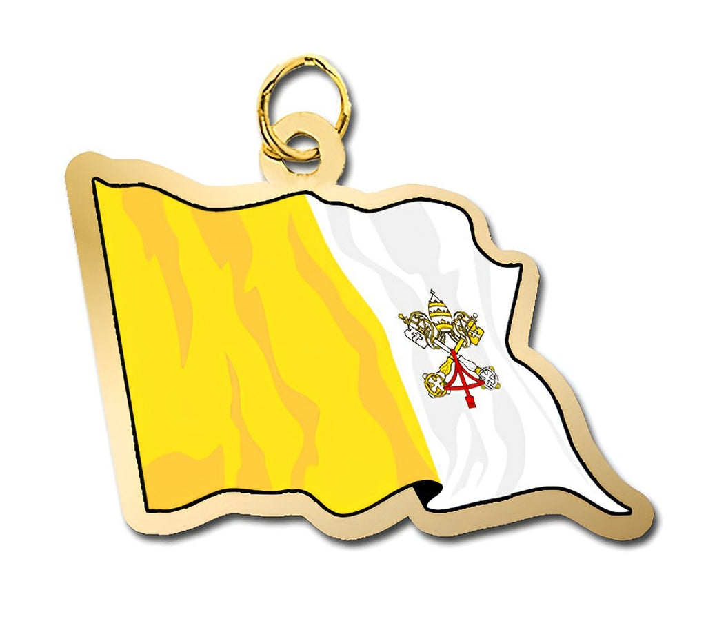 Vatican City Flag Charm