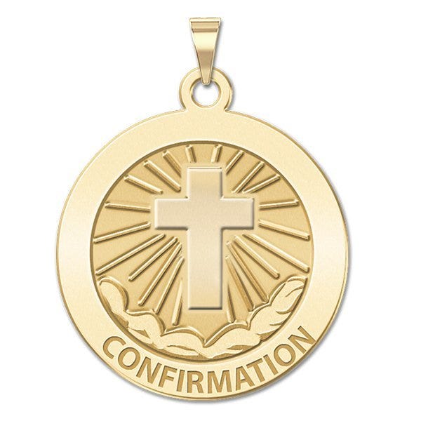 Confirmation Religious Medal  - Cross "EXCLUSIVE"