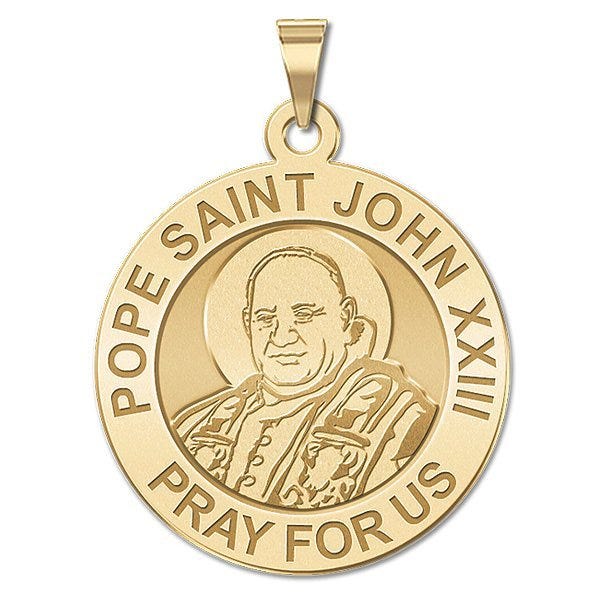 Pope Saint John XXIII Religious Round Medal "EXCLUSIVE"