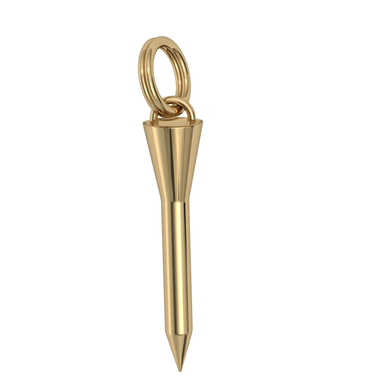 Golf Tee Golf Jewelry Charm or Pendant