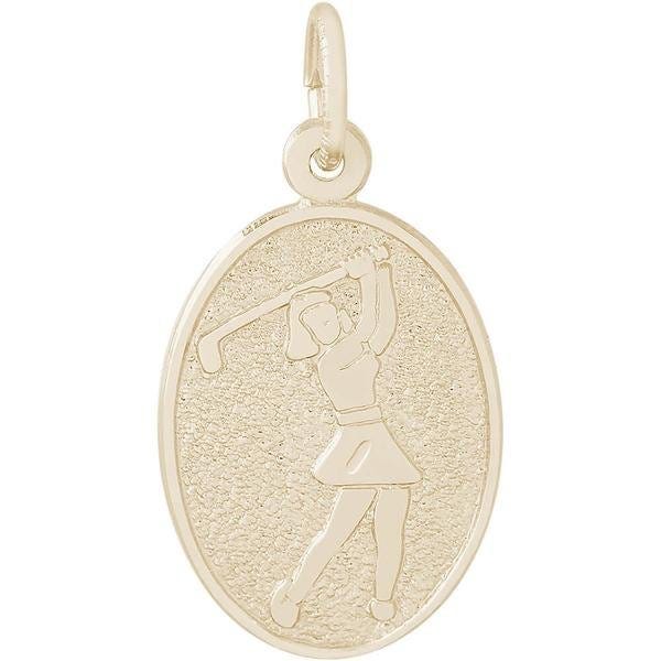 Female Golfer Engravable