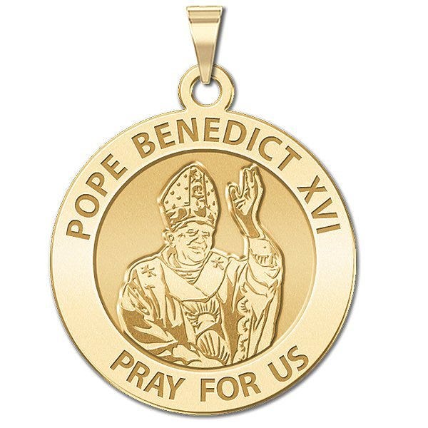 Pope Benedict XVI Round Religious Medal "EXCLUSIVE"