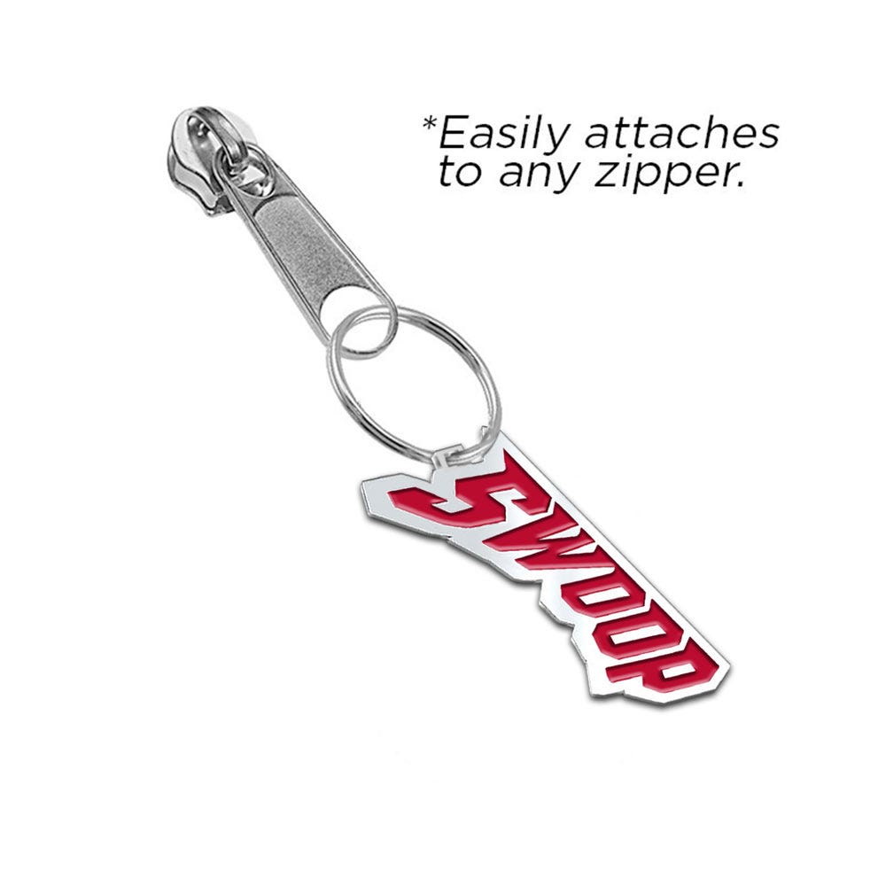 University of Utah Color Enamel Swoop Zipper Pull