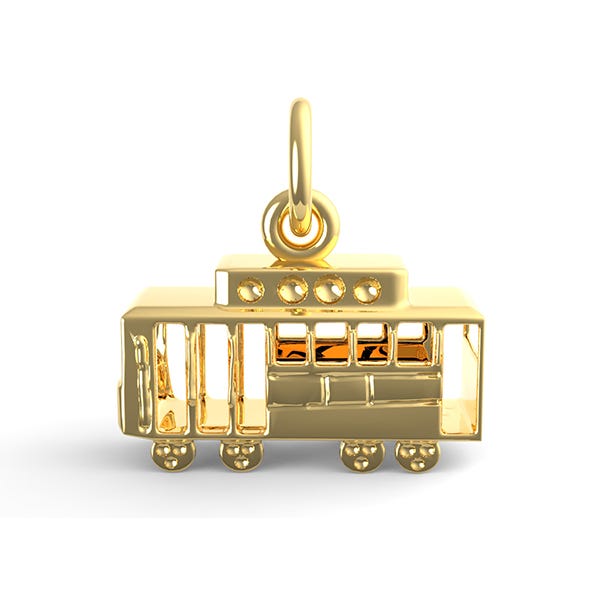 Cable Car Charm(Style 8256)