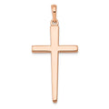 14k Rose Gold Cross Pendant