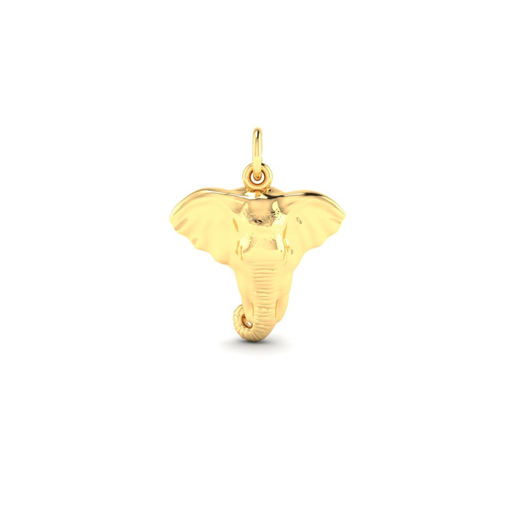 Elephant Head Charm