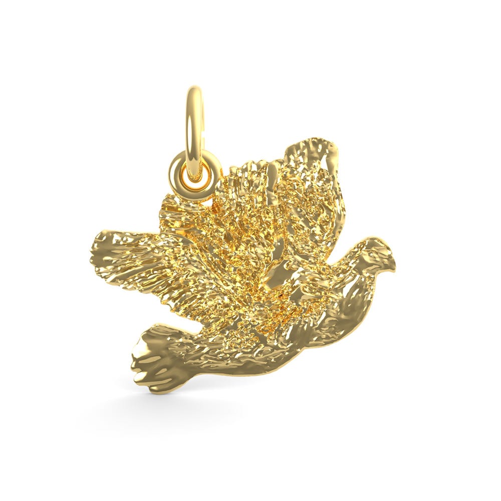 Turtle Doves Charm