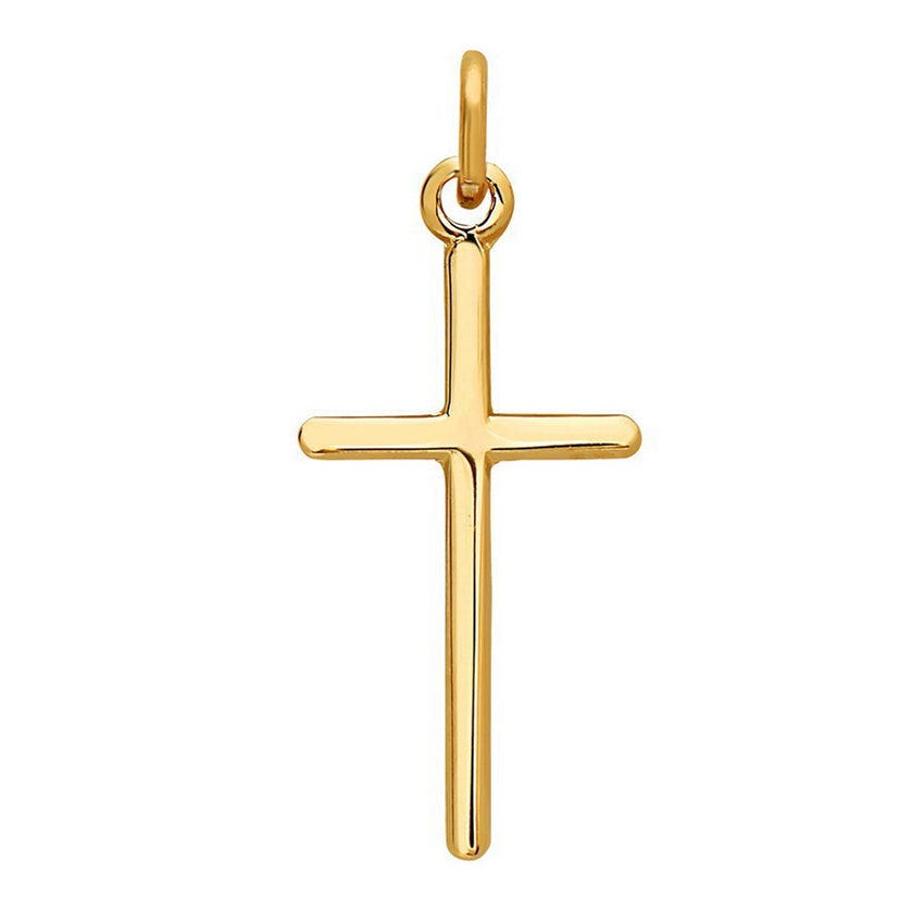 Gold Plated High Polished Cross
