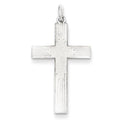 Sterling Silver Laser Designed Cross Pendant
