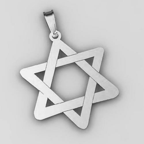 "Star of David" Cut-Out Pendant