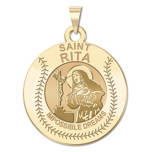Exclusive Saint Rita Baseball Medal