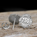 Personalized Fire Badge Earrings with Your Number & Department