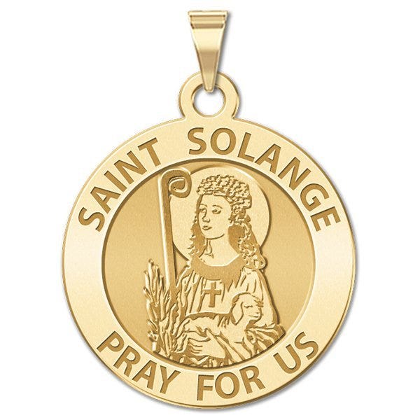 Saint Solange Religious Medal - "EXCLUSIVE"