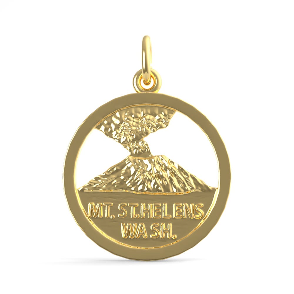 Mt. St. Helens Disc Charm(7726)