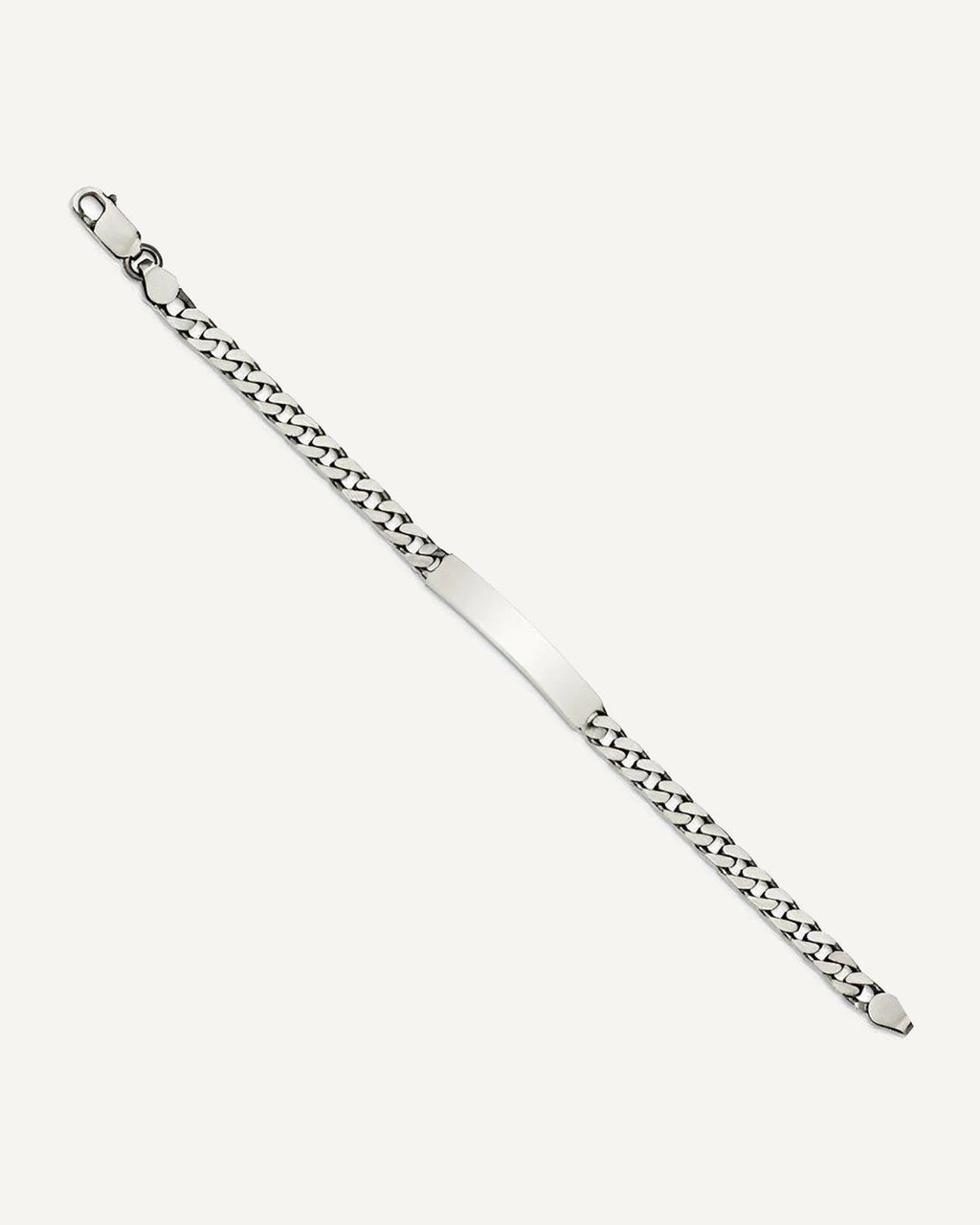 Custom Engraved Sterling Silver Women's Curb Link ID Bracelet