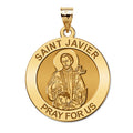 Saint Javier Round Religious Medal "EXCLUSIVE"