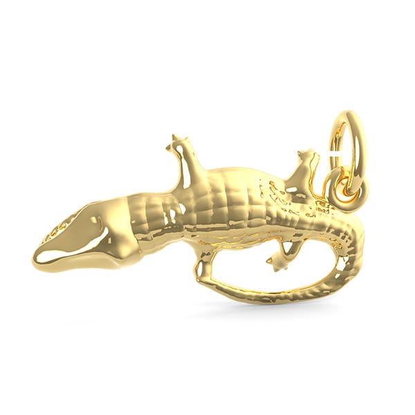 Snapping Alligator Charm