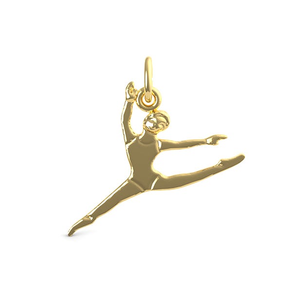Leaping Ballet Dancer Charm