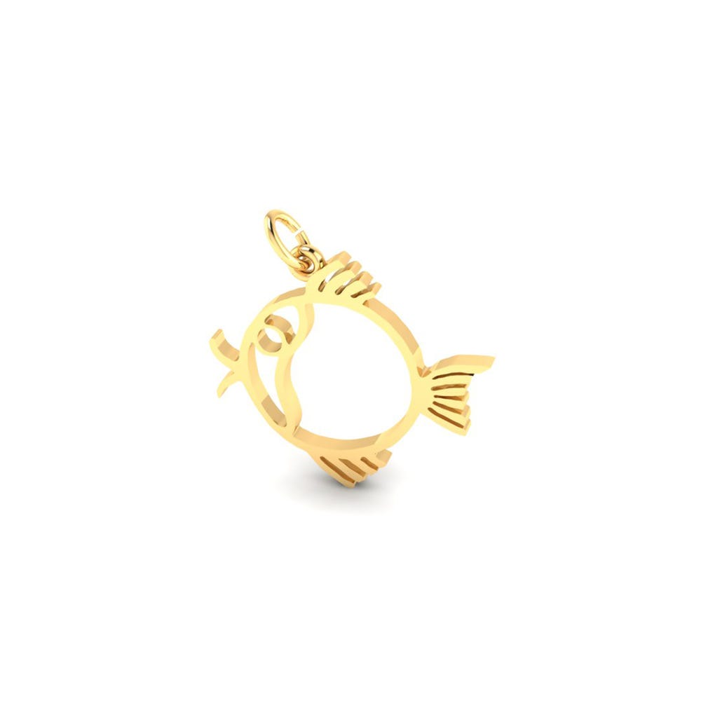 Flat Fish Charm