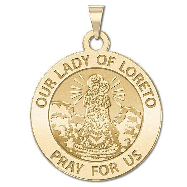 Our Lady of Loreto Religious Medal  "EXCLUSIVE"