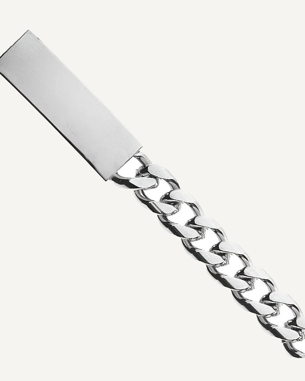 Custom Engraved Stainless Steel Men's Curb Link ID Bracelet