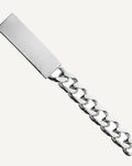 Custom Engraved Stainless Steel Men's Curb Link ID Bracelet