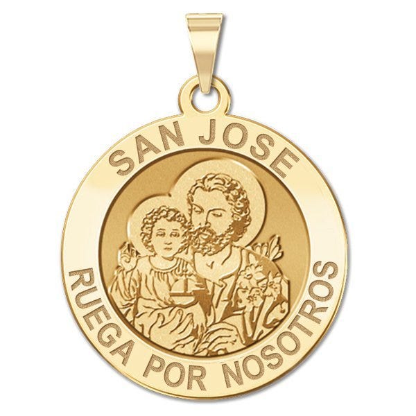 San Jose Round Religious Medal