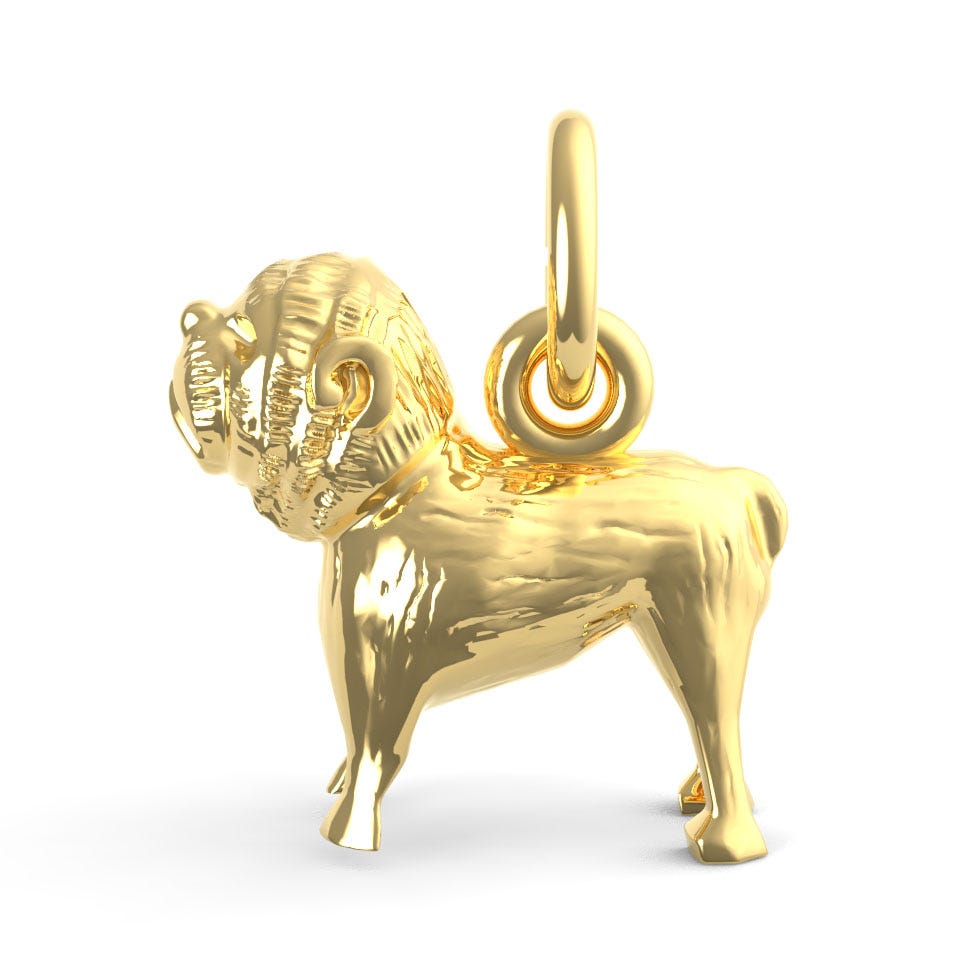 Bulldog Accent Charm