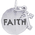 Faith Tag W/Cross Engravable
